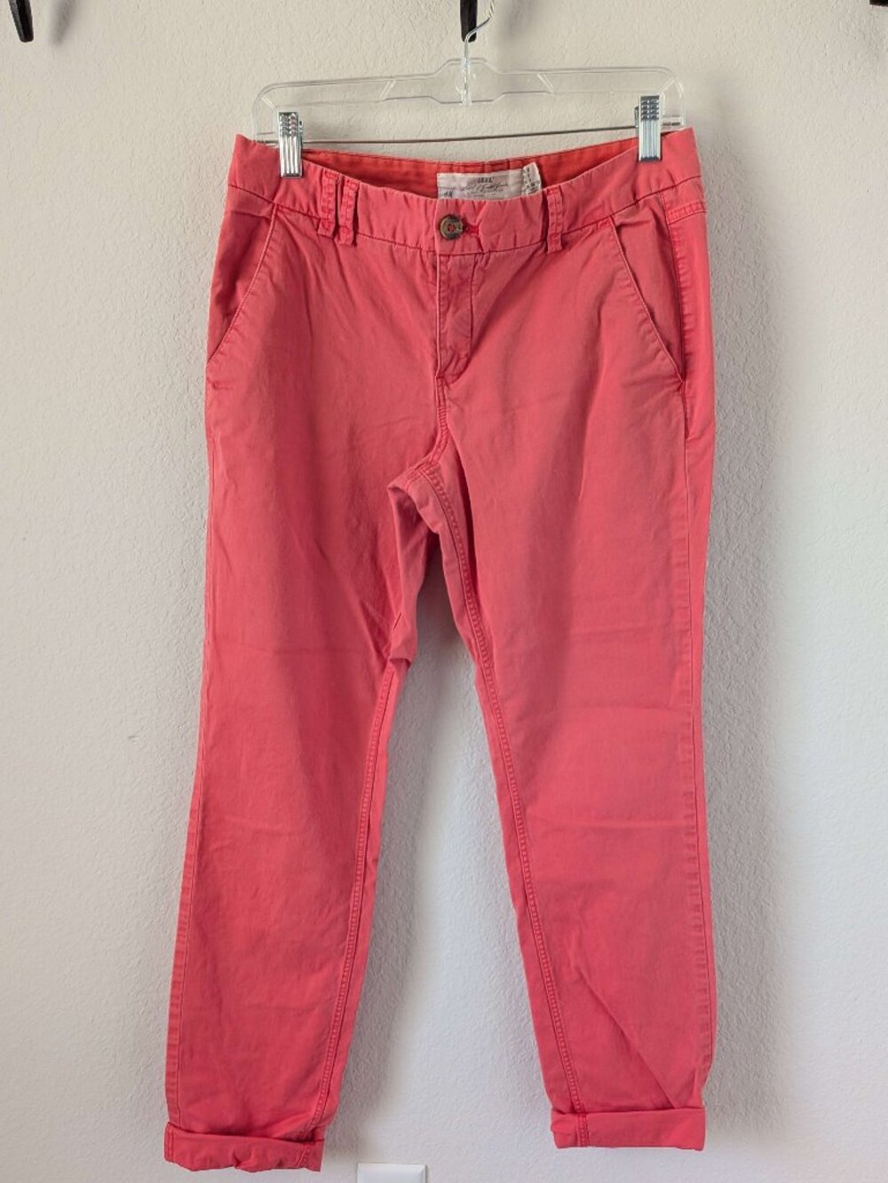 EUC -- H&M Logg Salmon Cotton Chinos Pants - Size 8